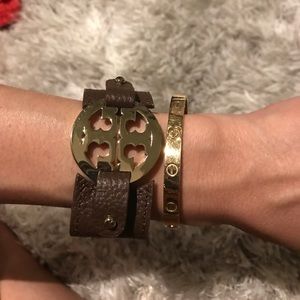 Tory Burch Leather Bracelet
